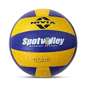 Nivia VB-492 Spot Volleyball, Size-4, Rubber, Multicolour