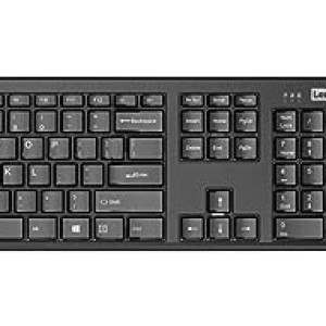 Lenovo 100 Wireless Keyboard & Mouse Combo, Ambidextrous 1000 DPI Mouse Optical Sensor, upto 3M clicks, Ultra slim water resistant keyboard, 2.4 GHz W