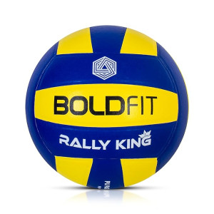 Boldfit Volleyball Standard Size for Men and Women Sports Volley Ball with Free Pin Strong Grip Vollyball Original Brand Volleyball for Boys Super Vol