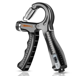 Boldfit Adjustable Hand Grip Strengthener, Hand Gripper With Counter for Men & Women for Gym Workout Hand Exercise Equipment to Use in Home for Forear