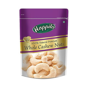 Happilo 100% Natural Premium Whole Cashews, 200 g (Pack of 1)